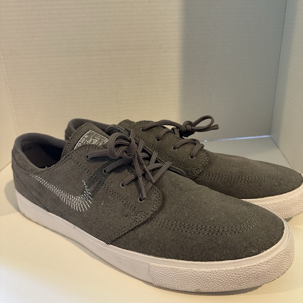 Nike Zoom Stefan Janoski FL RM SB "Tumbled Grey" Grey CI3836-002 Men's 14 Rare